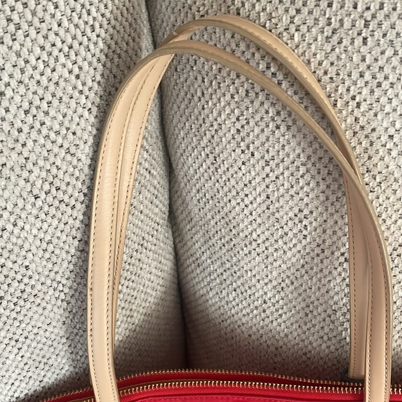 Coach rare satchel Red color. - Picture 3 of 6